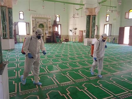 رئيس مركز الحسنة بشمال سيناء يوجه بإتخاذ الإجراءات الإحترازية بالمساجد وتجهيزها استعدادا لشهر رمضان