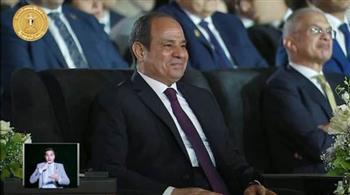 الرئيس السيسي يشهد احتفالية مبادرة «كتف في كتف» باستاد القاهرة