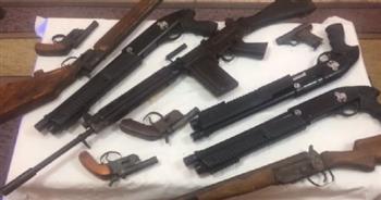   ضبط 12 سلاحا ناريا وكمية من المواد المخدرة و1870 مخالفة مرورية متنوعة بكفرالشيخ