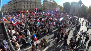   مظاهرات وسط باريس لليوم الثاني عقب تمرير الحكومة مشروع إصلاح نظام التقاعد دون تصويت