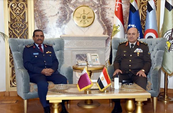 عقد الاجتماع الأول للجنة العسكرية المصرية القطرية المشتركة