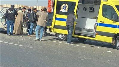 بالأسماء.. مصرع وإصابة 14 آخرين في حادثين مروريين بالمنيا