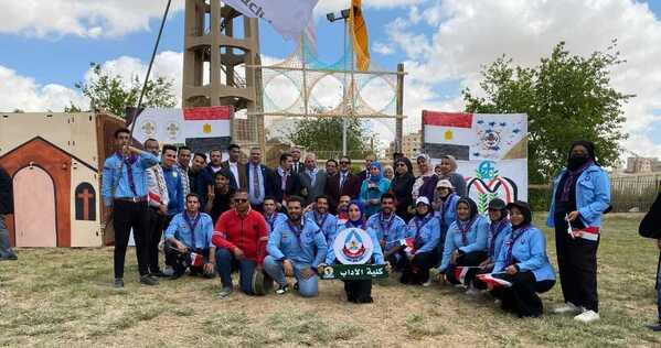 رئيس جامعة المنيا يفتتح المهرجان الكشفي الخامس.. «كلنا ولادك يا مصر»