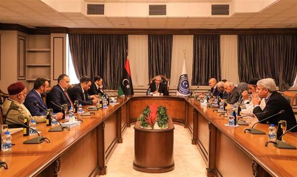 رئيس الحكومة الليبية يبحث مع المجلس الأعلى للدولة مبادرة باثيلي لإجراء الانتخابات العام الجاري