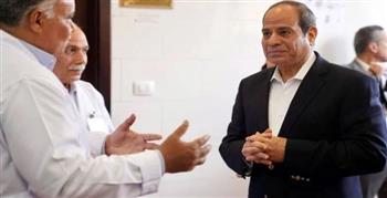    الرئيس السيسى يتفقد مشروع سكن لكل المصريين بالمنيا الجديدة
