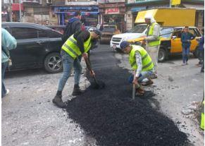   محافظ الإسكندرية يكلف مديرية الطرق بالاستمرار في ترميم الحفر والمطبات بالشوارع 