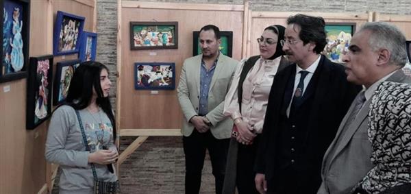 افتتاح معرض التشكيل بالورق بين التشخيص والتلخيص بـ «نوعية طنطا»
