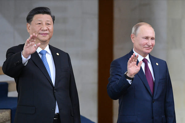 الرئيس الصيني يعرب عن سعادته بزيارة روسيا ويتطلع لتبادل وجهات النظر مع بوتين