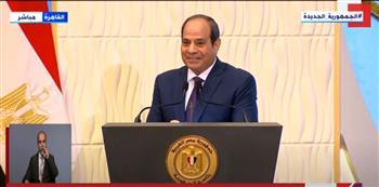 الرئيس السيسي: المرأة المصرية كان لها دور كبير في حماية مصر
