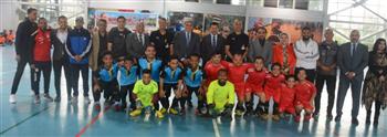  وزير الشباب والرياضة يفتتح أول دوري لكرة القدم للاقزام بمركز شباب الجزيرة 