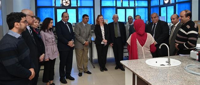 جامعة الفيوم: وفد الاتحاد الأوروبي يتابع مشروع البنية التحتية للبيانات المكانية