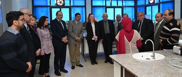 جامعة الفيوم: وفد الاتحاد الأوروبي يتابع مشروع البنية التحتية للبيانات المكانية