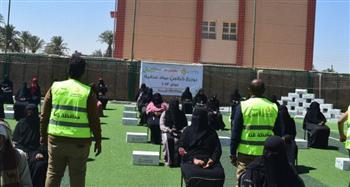 "كتف فى كتف".. توزيع كراتين رمضان على 300 مستفيد من غير القادرين  بمدينة قوص بقنا