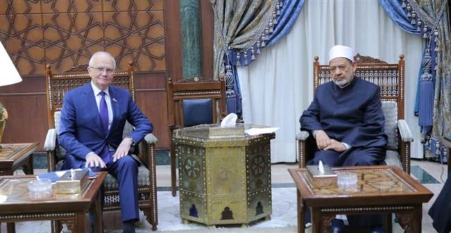 شيخ الأزهر يستقبل نائب رئيس المجلس الفيدرالي الروسي