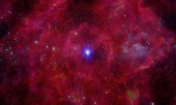 «ناسا» تنشر صورة مذهلة من الفضاء لنجم «Wolf-Rayet»