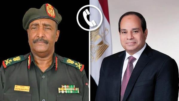 الرئيس السيسي يهنئ هاتفياً رئيس مجلس السيادة السوداني بمناسبة حلول شهر رمضان