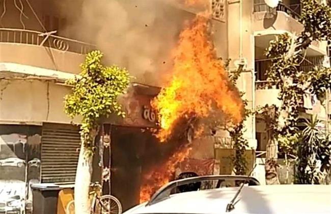 حريق يلتهم مطعما في الفيوم دون وقوع إصابات