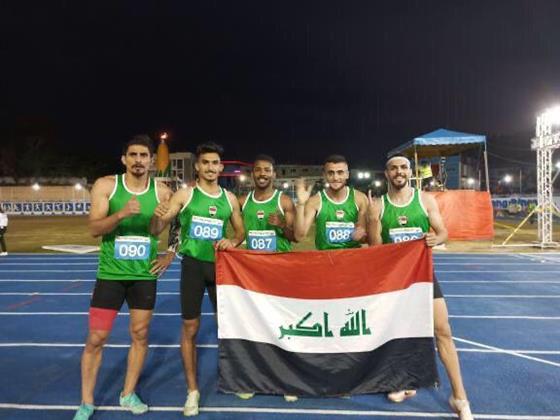 المنتخب العراقي للتتابع يحصد ذهبية ملتقى الفلبين الدولي