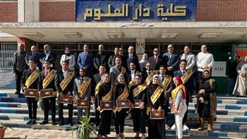 رئيس جامعة المنيا يشهد حفل تنصيب اتحاد طلاب كلية دار العلوم