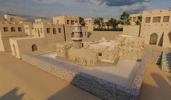 تجديد مسجد عمره 13 قرنا بأحجار السروات في السعودية ضمن مشروع الأمير محمد بن سلمان لتطوير المساجد التاريخية
