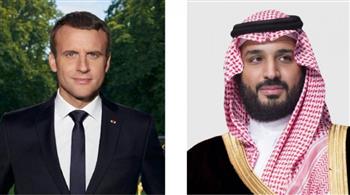   ولي العهد السعودي والرئيس الفرنسي يبحثان هاتفيا أبرز المستجدات الإقليمية والدولية