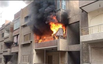   السيطرة على حريق نشب في شقة سكنية بالوراق