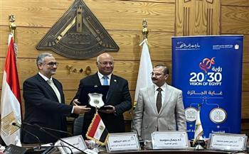 جائزة مصر للتميز الحكومي تتابع عملية التحكيم النهائية للجوائز الداخلية بجامعة بنها