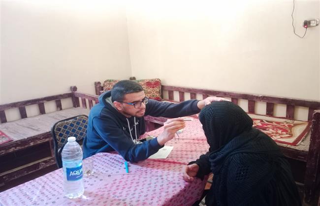 مناظرة 719 حالة مرضية بقافلة جامعة جنوب الوادي بقرية الجمالية بمركز قوص 