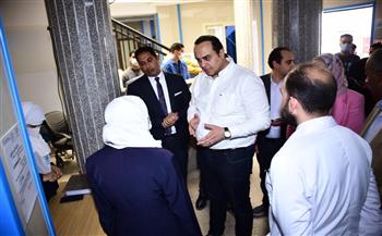   رئيس هيئة الرعاية الصحية يتفقد موقع المستشفى الميداني بمدينة الطور