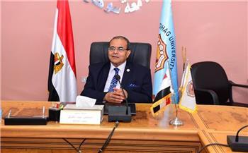 رئيس جامعة سوهاج يهنئ الرئيس السيسى والقوات المسلحة بذكرى العاشر من رمضان