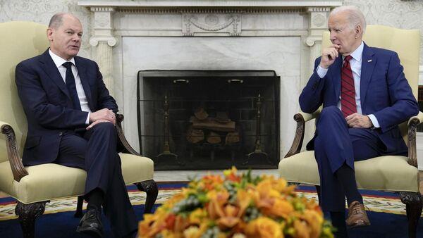 الرئيس الأمريكي والمستشار الألماني يؤكدان قوة العلاقات الثنائية ودعمهما المتواصل لأوكرانيا