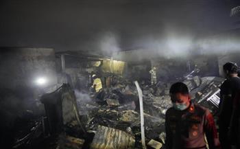 وفاة 17 على الأقل في حريق بمستودع وقود بإندونيسيا
