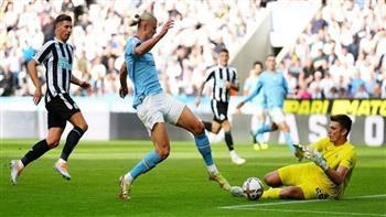 فوز مانشستر سيتي على نيوكاسل يونايتد 2 -0  بالدوري الإنجليزي 