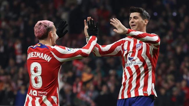 أتليتيكو مدريد يسحق  إشبيلية 6-1 في الدوري الاسباني