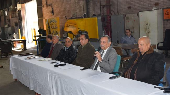 "مصنع إنتاج وإصلاح المدرعات" يعقد اجتماعا لعدد من العاملين 
