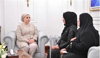 انتصار السيسى: سعادتى بالغة بالحديث مع سيدات مصر الملهمات 