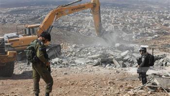   الاحتلال الإسرائيلي يهدم مصلى جنوب الضفة الغربية بحجة عدم الترخيص