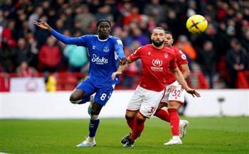إيفرتون يتعادل مع نوتنجهام في الدوري الإنجليزي لكرة القدم