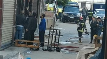   إخماد حريق بجوار قسم شرطة المنشية بالإسكندرية  