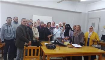 استمرار مبادرة " محو الأمية الرقمية وبناء القدرات" بالبحيرة 