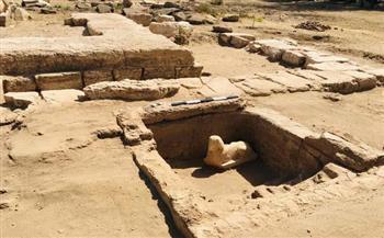   بعثة أثرية من جامعة عين شمس تكشف عن بقايا مقصورة ترجع للعصر الروماني بقنا