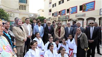   وزيرا التعليم والرياضة يزوران مدرسة الشهيد يسرى عميرة النموذجية بمصر الجديدة 
