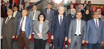 رئيس جامعة المنوفية يشهد الإحتفال السنوي بيوم اليتيم
