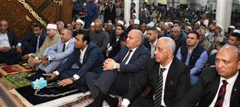 «الداودي» يشهد الاحتفال بليلة النصف من شعبان والليلة الختامية لمولد سيدى عبدالرحيم القنائى