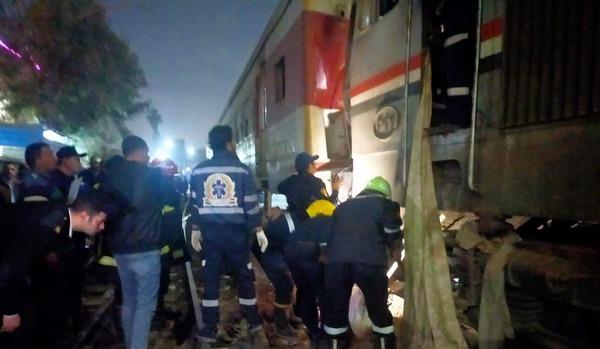 «السكك الحديدية» تكشف تفاصيل حادث قطار منوف