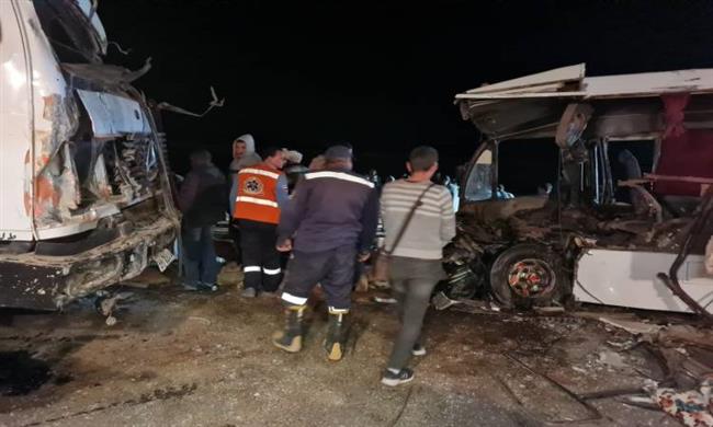 بالأسماء.. تصادم 3 مركبات فى المنيا