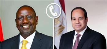 الرئيس السيسى يبحث مع نظيره الكينى تطوير العلاقات ودفع أطر التعاون