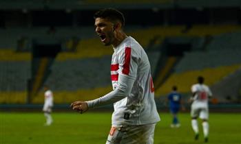 سيف جعفر يسجل التقدم للزمالك فى شباك الترجى