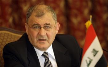   الرئيس العراقي يؤكد ضرورة رفع الحظر الأوروبي على طيران بلاده