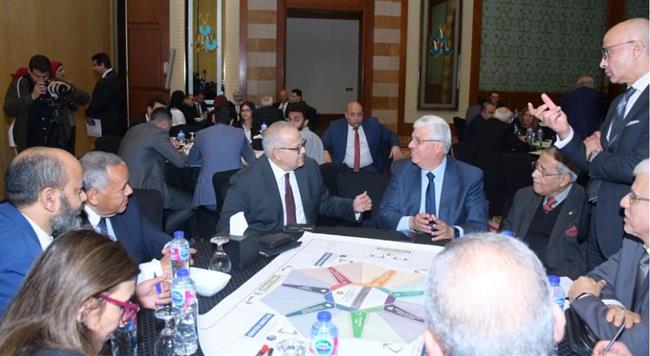 الخشت يثمن  رؤية الخطة الوطنية الاستراتيجية للتعليم العالي لكيفية الاستثمار فى التعليم